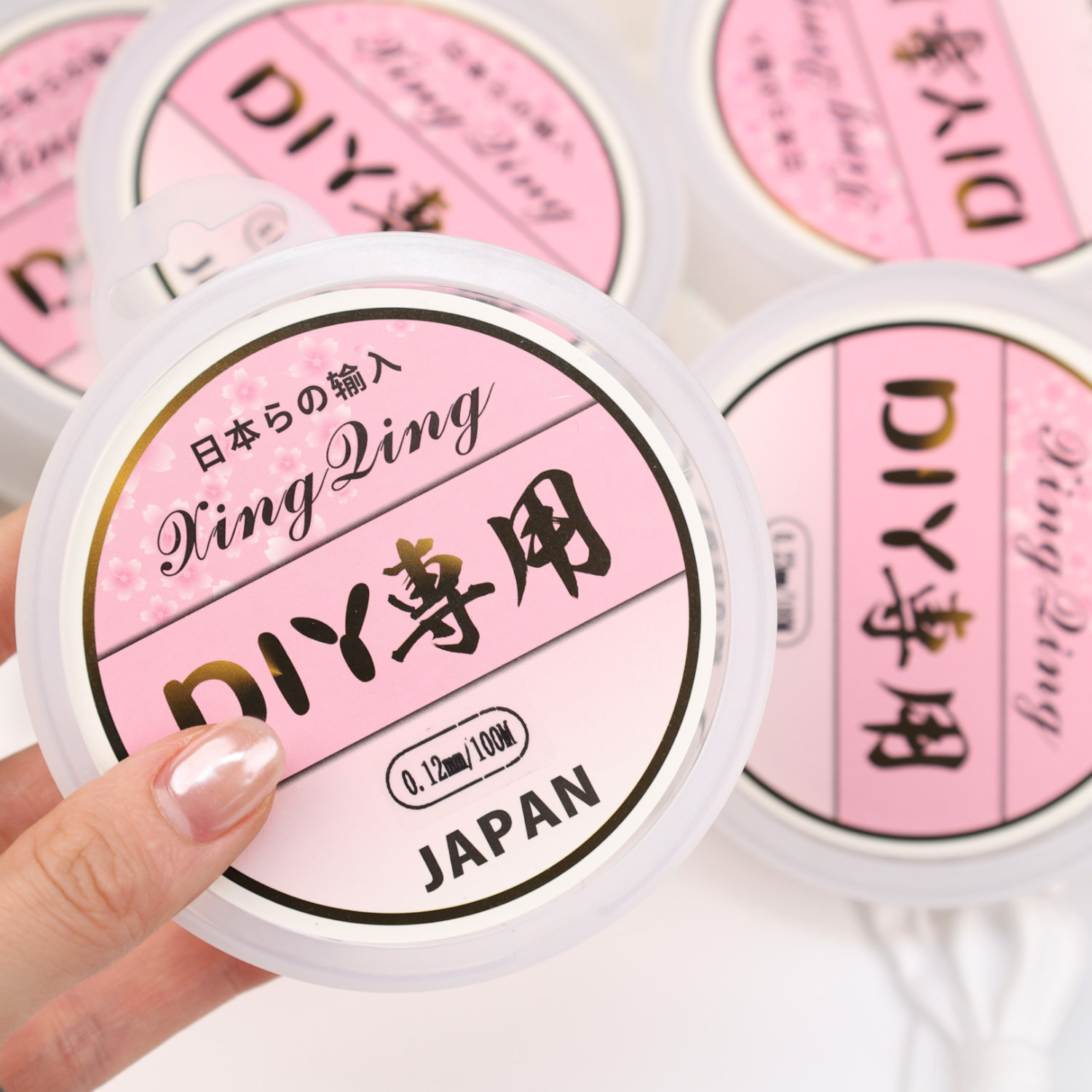 日本进口无弹透明鱼线 diy专用串珠隐形线 手链项链串珠绳图片
