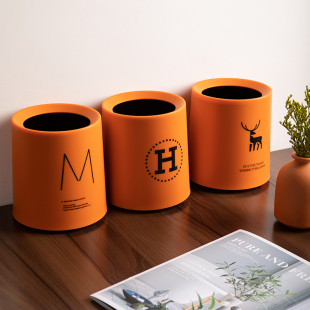 桌面垃圾桶可爱迷你办公桌创意ins茶几台式收纳桶小号桌上收纳桶