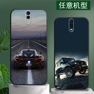 适用oppor17手机壳r15梦境版r7硅胶r9防摔r11s汽车豪跑车r15x外套r11plus新品r17pro潮牌情侣男士女生款酷