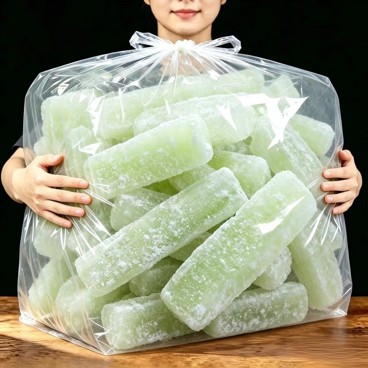 新制冬瓜糖【1 斤特价】老式传统零食蔬果干蜜饯冬瓜糖条批发30g