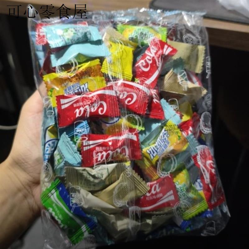 混合型茶糖乌龙茶冰红茶咸柠檬糖薄荷糖清新口气水果味