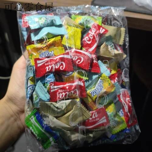 混合型茶糖乌龙茶冰红茶咸柠檬糖薄荷糖清新口气水果味