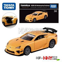 Модель автомобиля из сплава TOMY Domeka, черный ящик, флагманская версия TP30, спортивный автомобиль Lexus LFA 108962