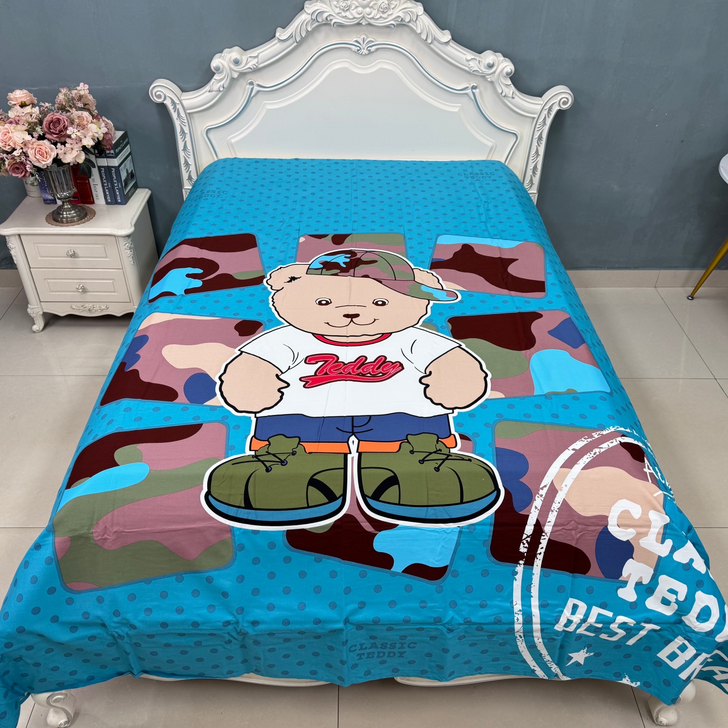 全棉床单秋冬纯棉磨毛床单厚实款