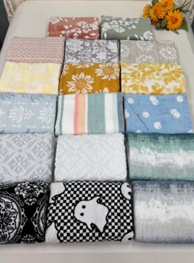 素色新疆长绒棉大众强吸水浴巾