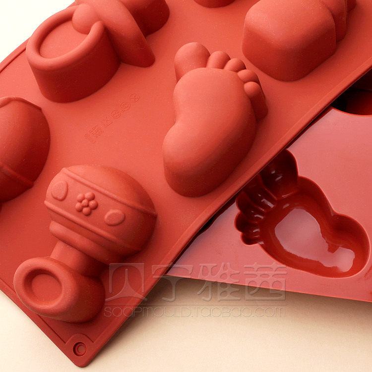 nipple Bell Feeding bottle Feet Baby stroller 6 Die Cake Baking food Silicone mold Soap moldin the Skin Care/Body/Essential oils , Aromatherapy essential oils , Oil Aromatherapy utensils , Soap Mold  category - from Buy2taobao.com to provide professional Taobao agent buy service