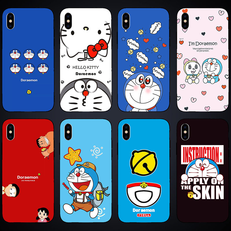 哆啦a梦手机壳苹果11定制promax机器猫x/8plus/7/6适用于iphonexr