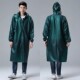 防水雨披户外连体徒步骑行工程绿化全身防暴雨长款 加厚一体式 雨衣