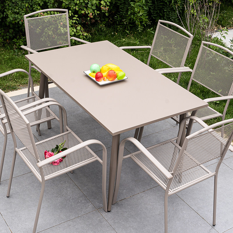 户外桌椅全铁艺庭院别墅室外休闲桌椅露天花园防水防晒桌椅组合,住宅家具,桌椅套件,淘宝优惠券,粉丝福利购,淘宝优惠卷