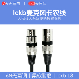 ickbL8卡农公母线适用艾肯迷笛