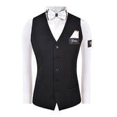 男士 摩登舞小马甲短马甲国标舞短马夹国标舞比赛裙演出服表演服