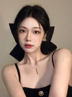 显脸小~超大蝴蝶结发夹