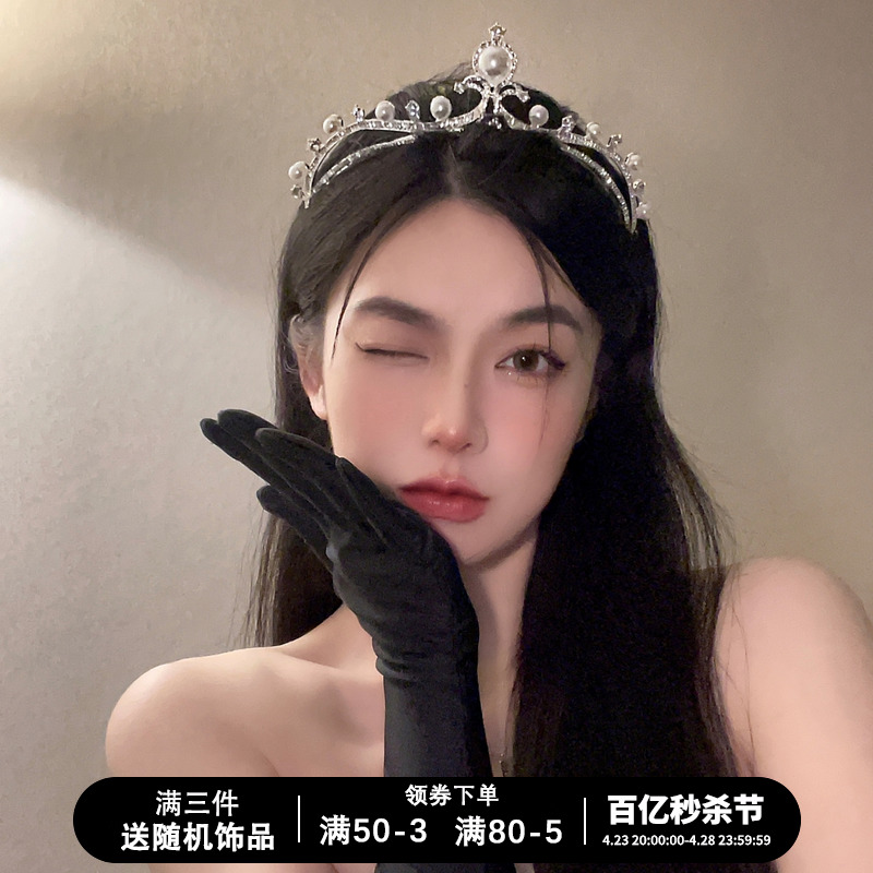 宝石珍珠发箍女ins潮发饰