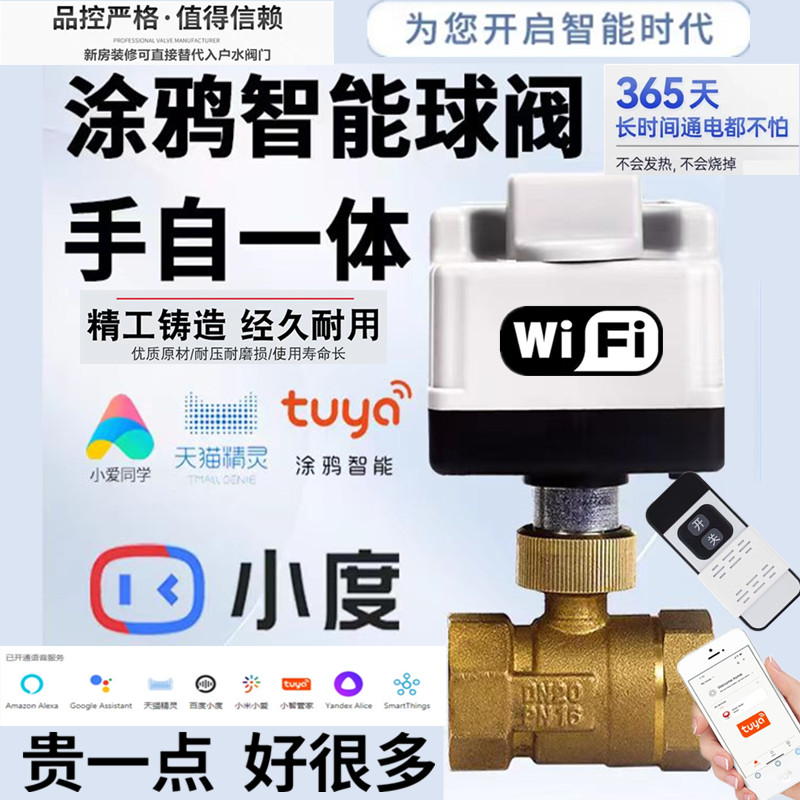 智能遥控电动球阀电动球阀涂鸦