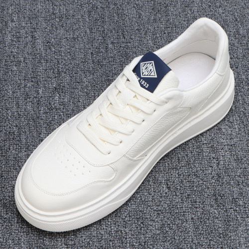 真皮小白鞋男款2026新款发泡底