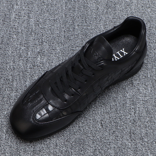 真皮男鞋春季2026新款百搭头层牛皮休闲鞋男款软底运动软皮面板鞋