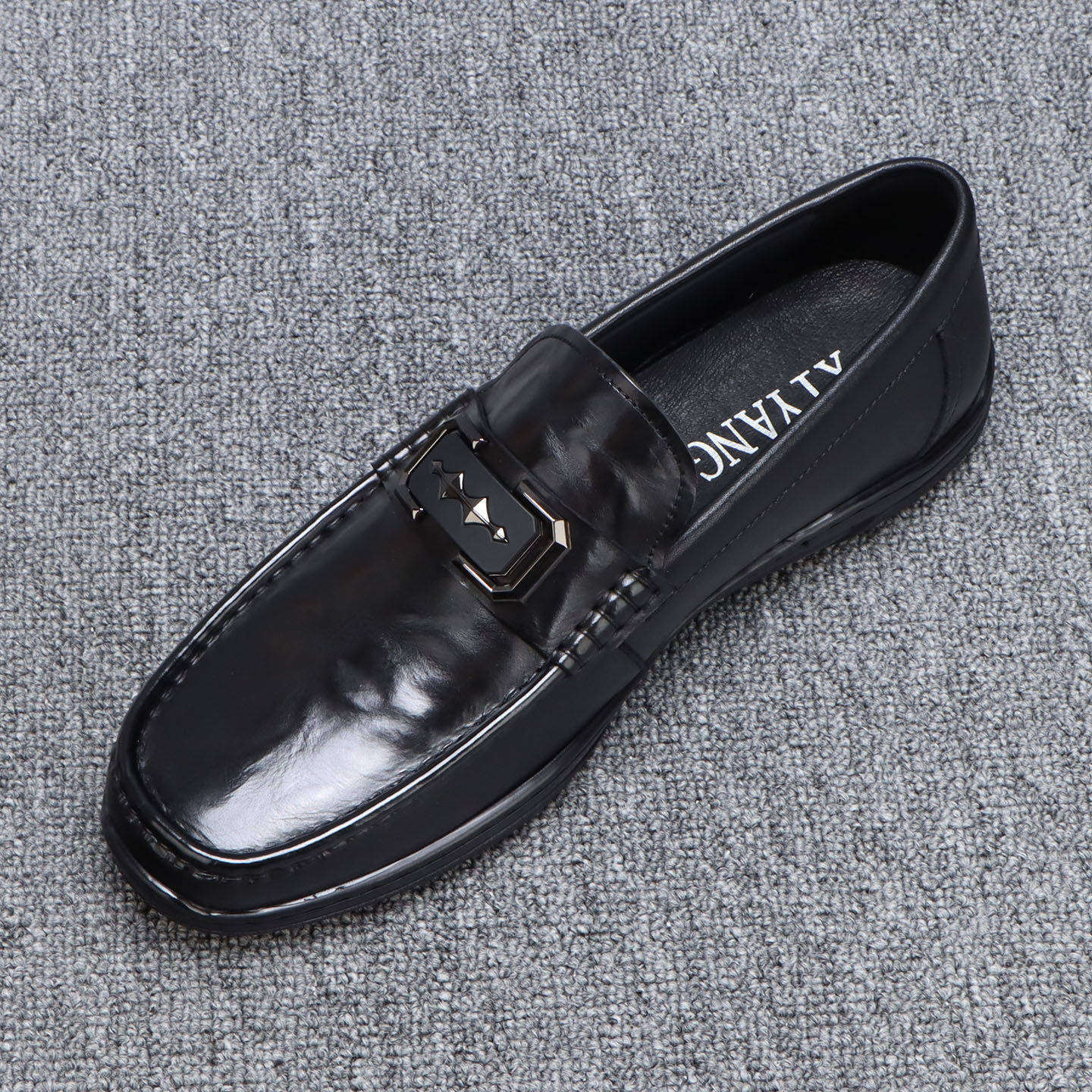 豆豆鞋男款2025新款牛皮软底轻便休闲鞋潮流时尚真皮一脚蹬驾车鞋,流行男鞋,乐福鞋（豆豆鞋）,淘宝优惠券,粉丝福利购,淘宝优惠卷