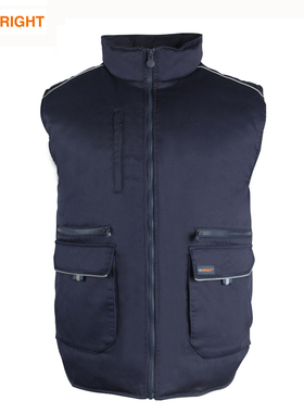 Cmcbright防寒羽绒马甲D22101涤棉鸭绒245g保暖工作服logo定制