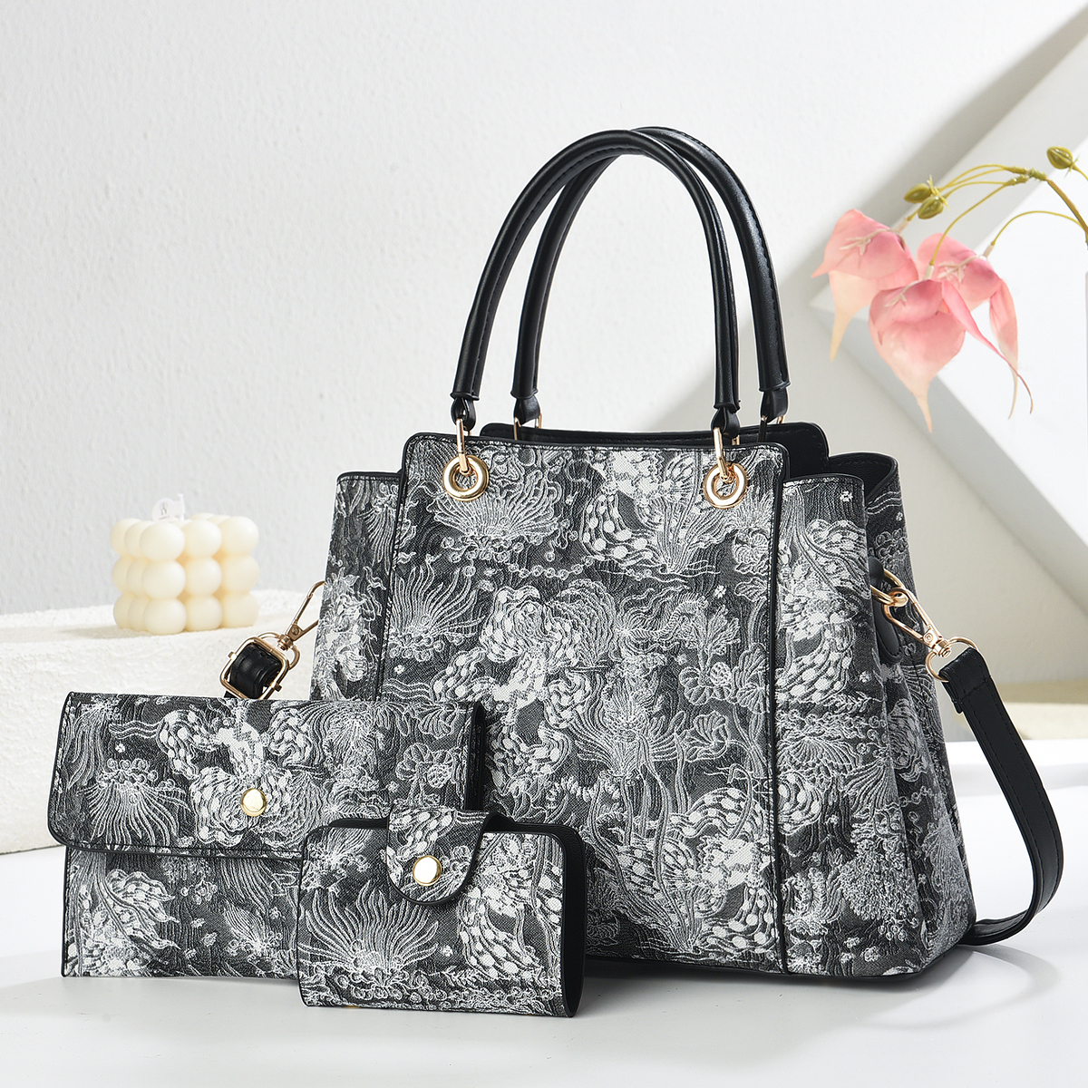 狮岭包包2025原产地工厂店新款白沟女软皮手提高级感斜挎包子母包