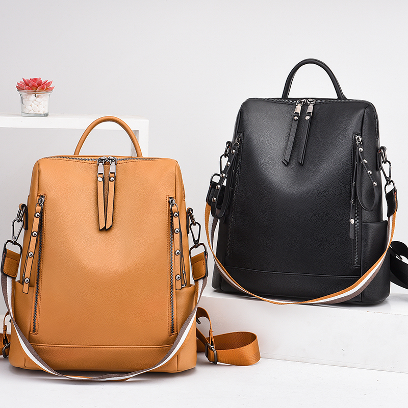 狮岭包包2025原产地工厂店新款白沟女软皮手提高级感斜挎包双肩包