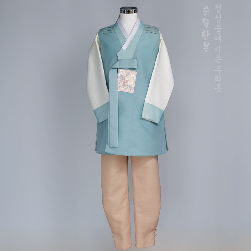 延边定制新款改良男装/新郎韩服短款马甲/主持人演讲礼服/E100230