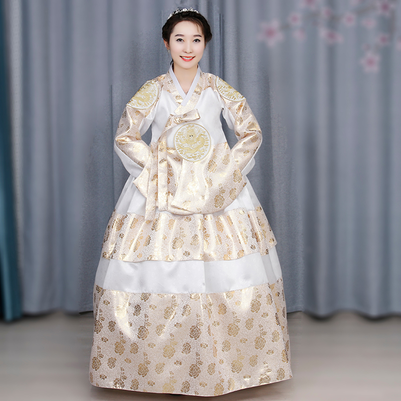 2021年夏季定制新郎新娘婚庆韩服