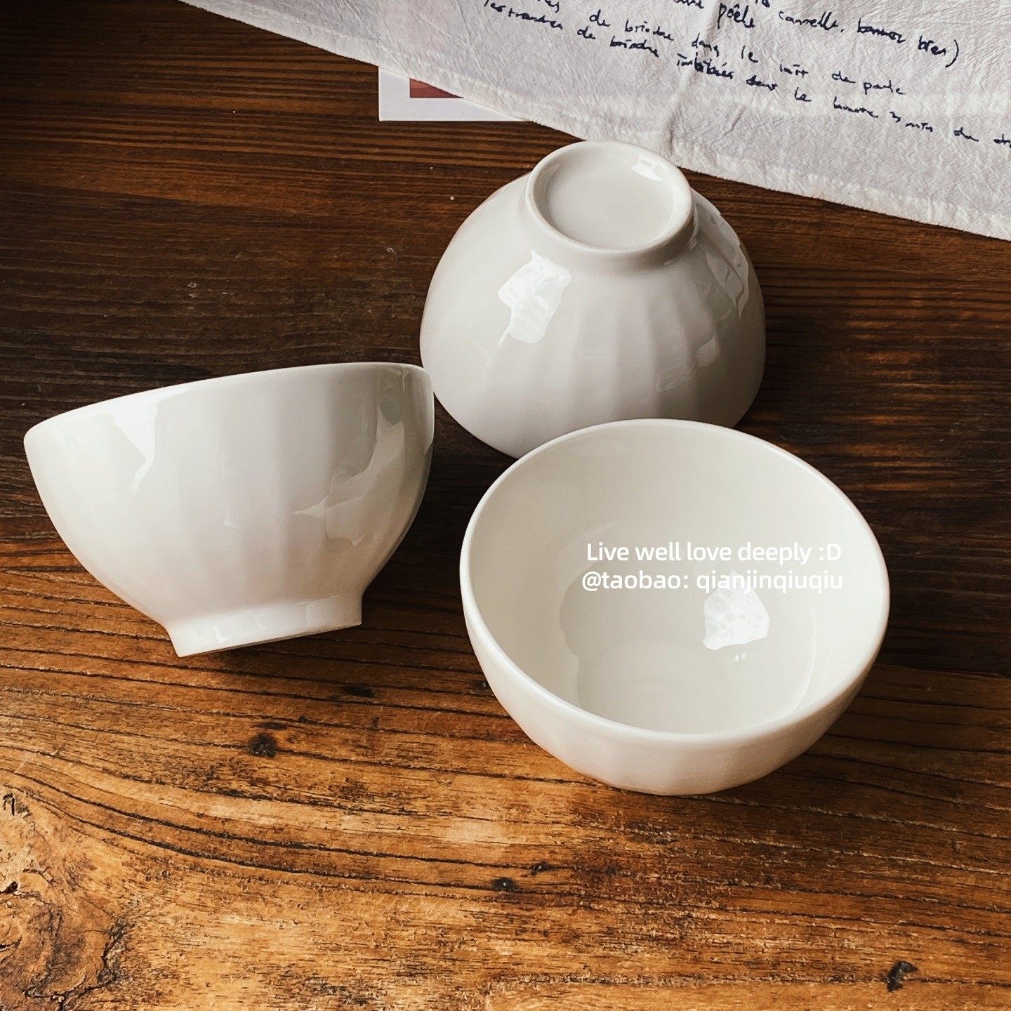 浅瑾秋秋 ins贝壳纹理简约白色陶瓷碗家用饭碗汤碗套装厨房餐具,餐饮具,碗,淘宝优惠券,粉丝福利购,淘宝优惠卷