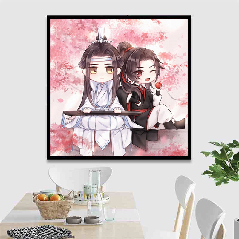 卡通动漫魔道祖师陈情令人物古风