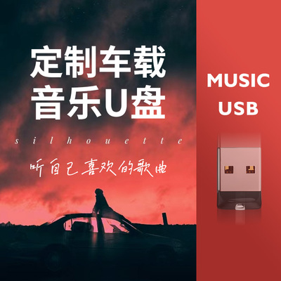 定制车载无损音乐u盘歌曲高音质