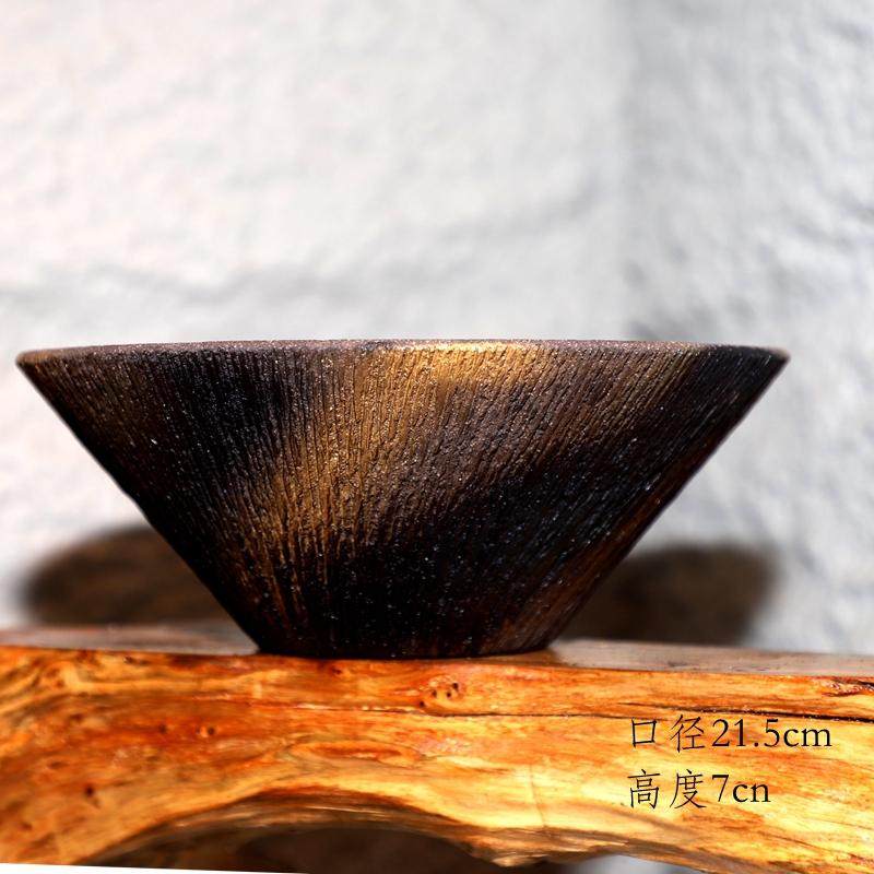 浩杰特制粗陶日式9寸新款米饭碗