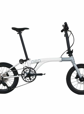 JAVA佳沃NEO三折叠车小轮径16寸桶轴油碟9速小布国布车折叠自行车