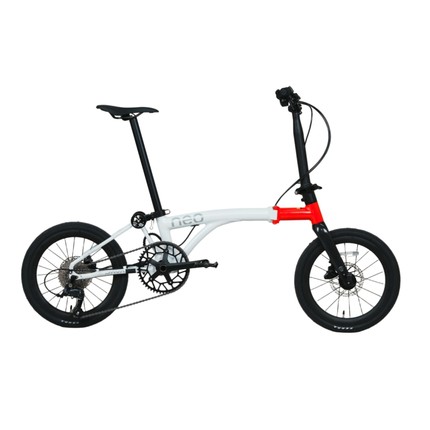 JAVA佳沃NEO三折叠车碳纤维前叉16寸349桶轴油碟9速折叠自行车