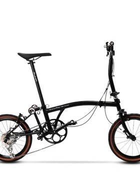 大行自行车16英寸国布大行联名款成人超轻便携小布三折叠车 7C