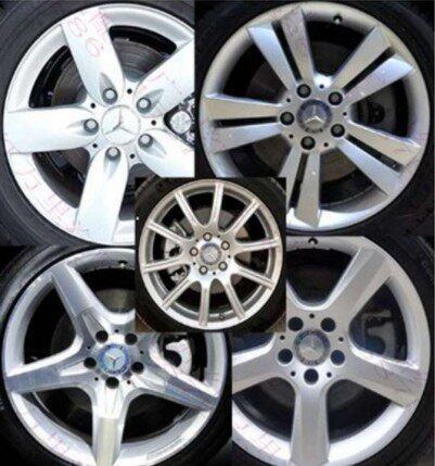 奔驰SLK280 SLK200 SLK250 SLK300 SLK350原厂锻17 18寸轮毂拆车