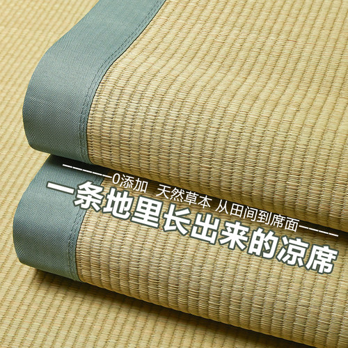100%天然植物灯芯草席子草编凉席