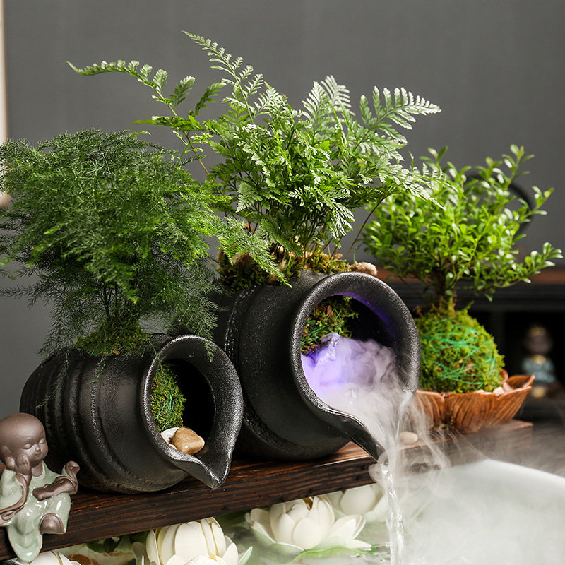 循环流水过滤系统配件生态鱼缸开口陶瓷罐增氧流水摆件庭院花瓶造,宠物/宠物食品及用品,生态瓶/创意缸/微景缸,淘宝优惠券,粉丝福利购,淘宝优惠卷