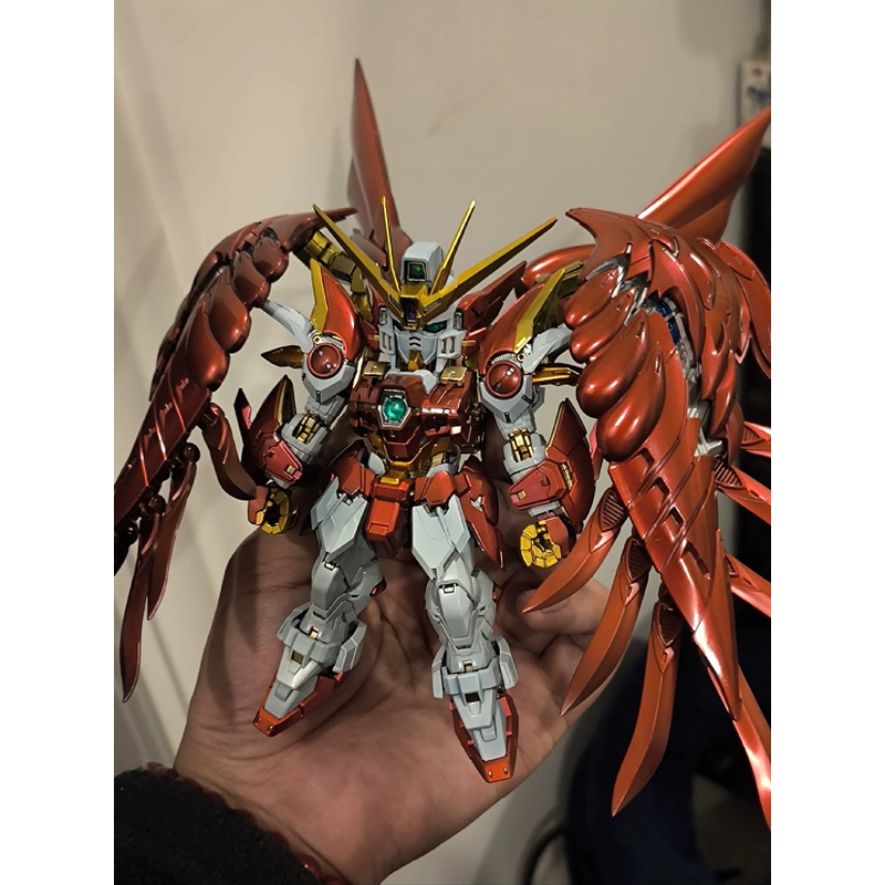 代工万代MGSD飞翼零式飞翼高达零式EW  朱雀配色改色掉毛拼装模型