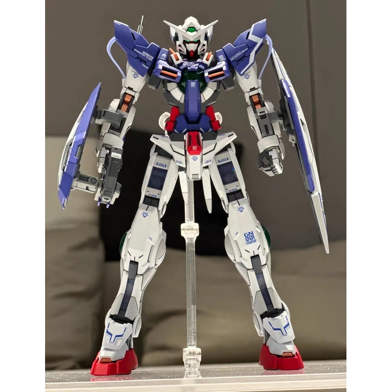 万代 MG 1/100 00 GN-001 EXIA Gundam 能天使 拼装模型 代工改色