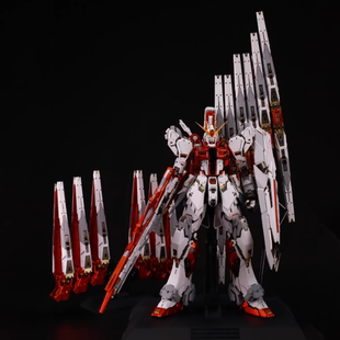 代工GK牛农场主造物牛高达财喵喵 金属红 财牛拼装模型男孩礼物