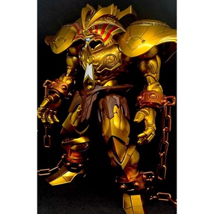 万代  FRS 游戏王 艾克佐迪亚 黑暗大法师拼装 代工金属色 重涂