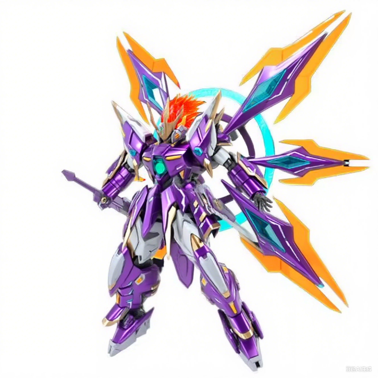 现货 SNAA 改色武皇 皇者1/100 国创机甲 拼装模型 代工重涂模型