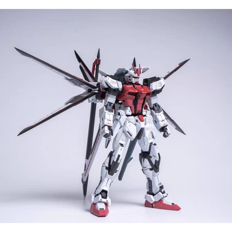 万代高达拼装模型MG 1/100 HD 嫣红强袭凤型装备 Ver.RM 代工改色