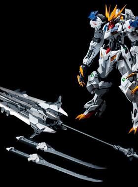 代工喷涂蚀月文化狼王1/100塑料骨架国创机甲可动拼装模型