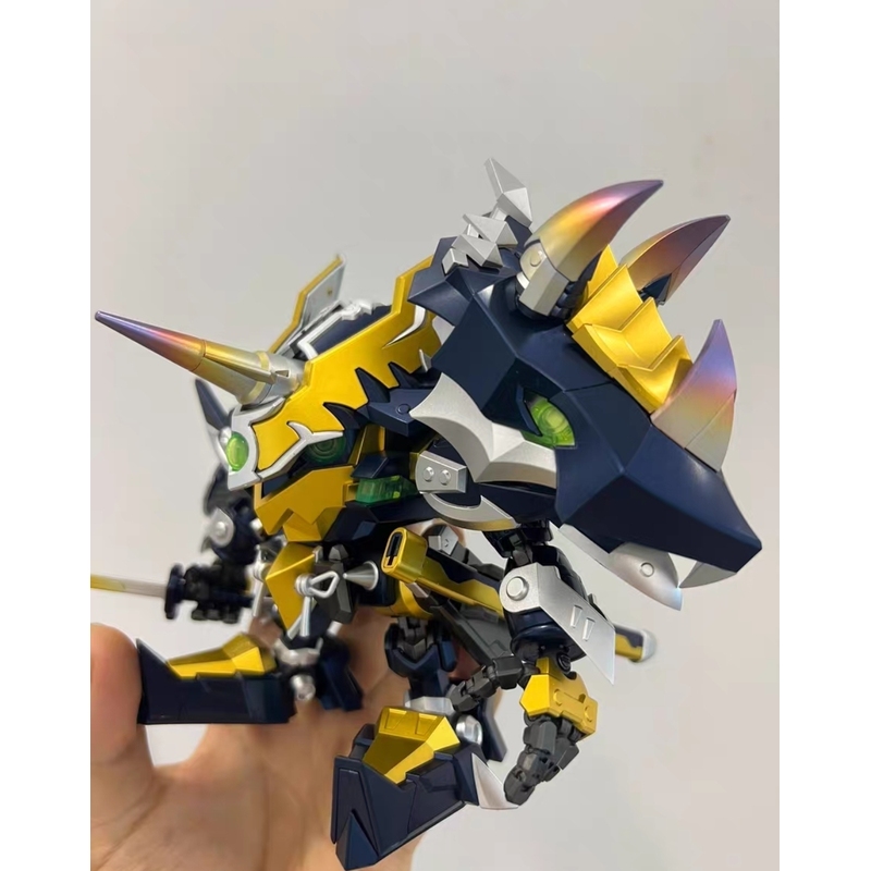 现货 壹理创玩果宝特攻3-魔动王魔霸天王拼装模型 黄金魔动王代工