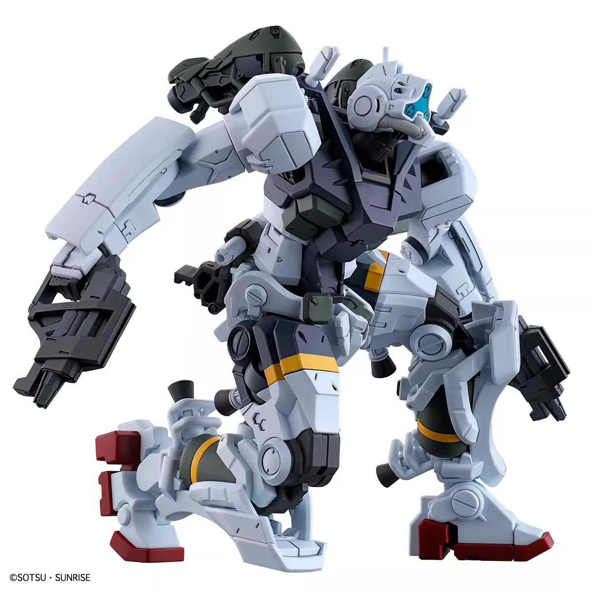 现货 万代 HG 1/144 高达G夸克斯 跨时 格鲁古古波卡塔机勇士拼装