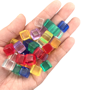 高品质10mm1cm亚克力塑料透明方块token桌游标记指示物Cube配件