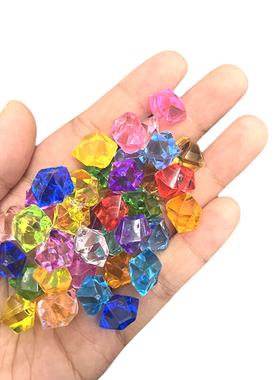 桌游配件游戏标记彩色棋子水晶米宝多色token现货璀璨宝石筹码