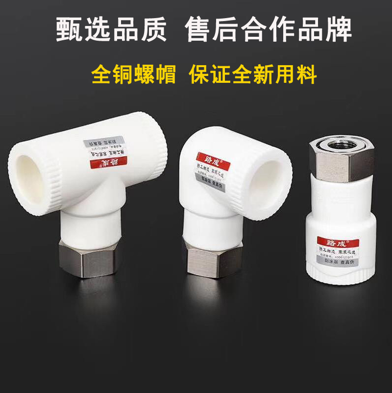 热水器配件铜帽PPR小活接4分6分