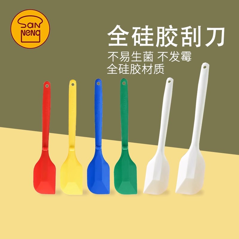 三能器具DIY烘焙工具 SN4755 耐高热全硅胶刮刀搅拌面糊SN4756