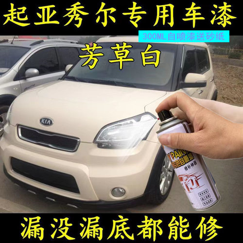 适用于起亚秀尔芳草白自喷